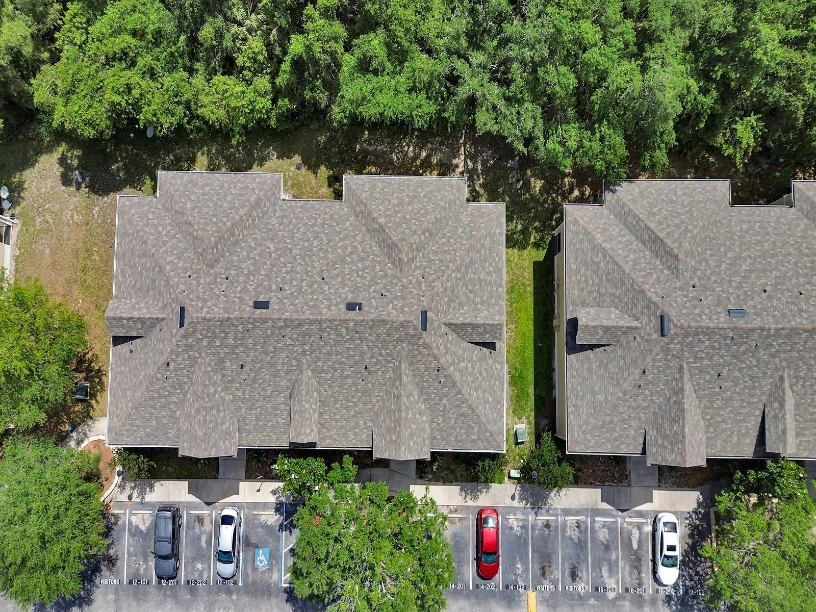 Aerial of Roof - new roof 2019