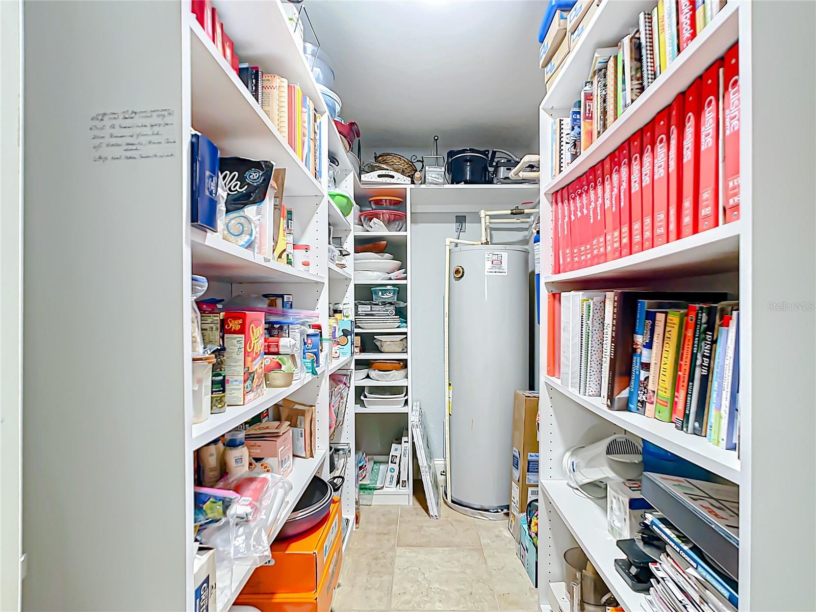 Right next to your kitchen you have a walk in pantry which offers lots of storage space.