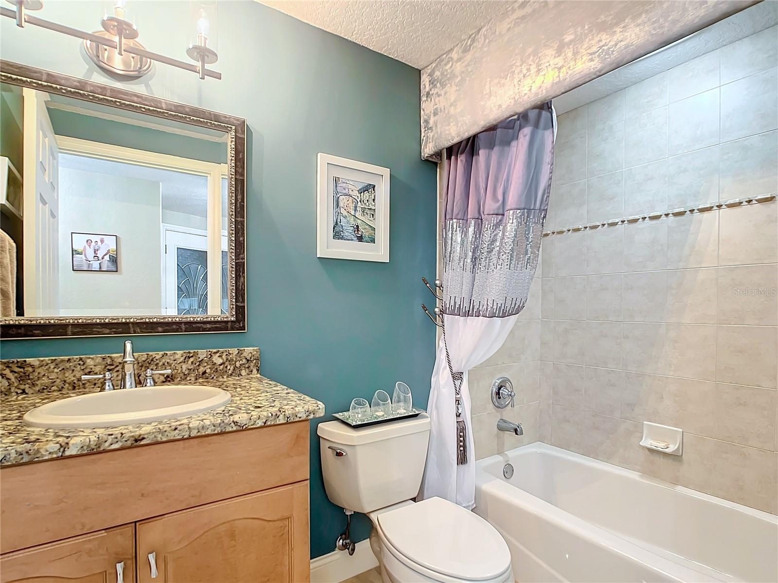 This is the 3rd bathroom that is a guest bathroom for guests and close to the 3rd bedroom.