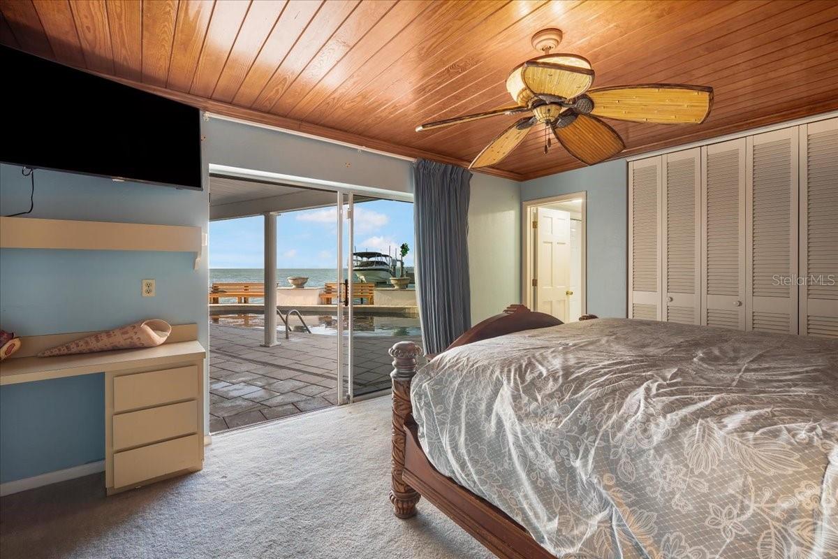 Guest room showing off the beautiful water view !