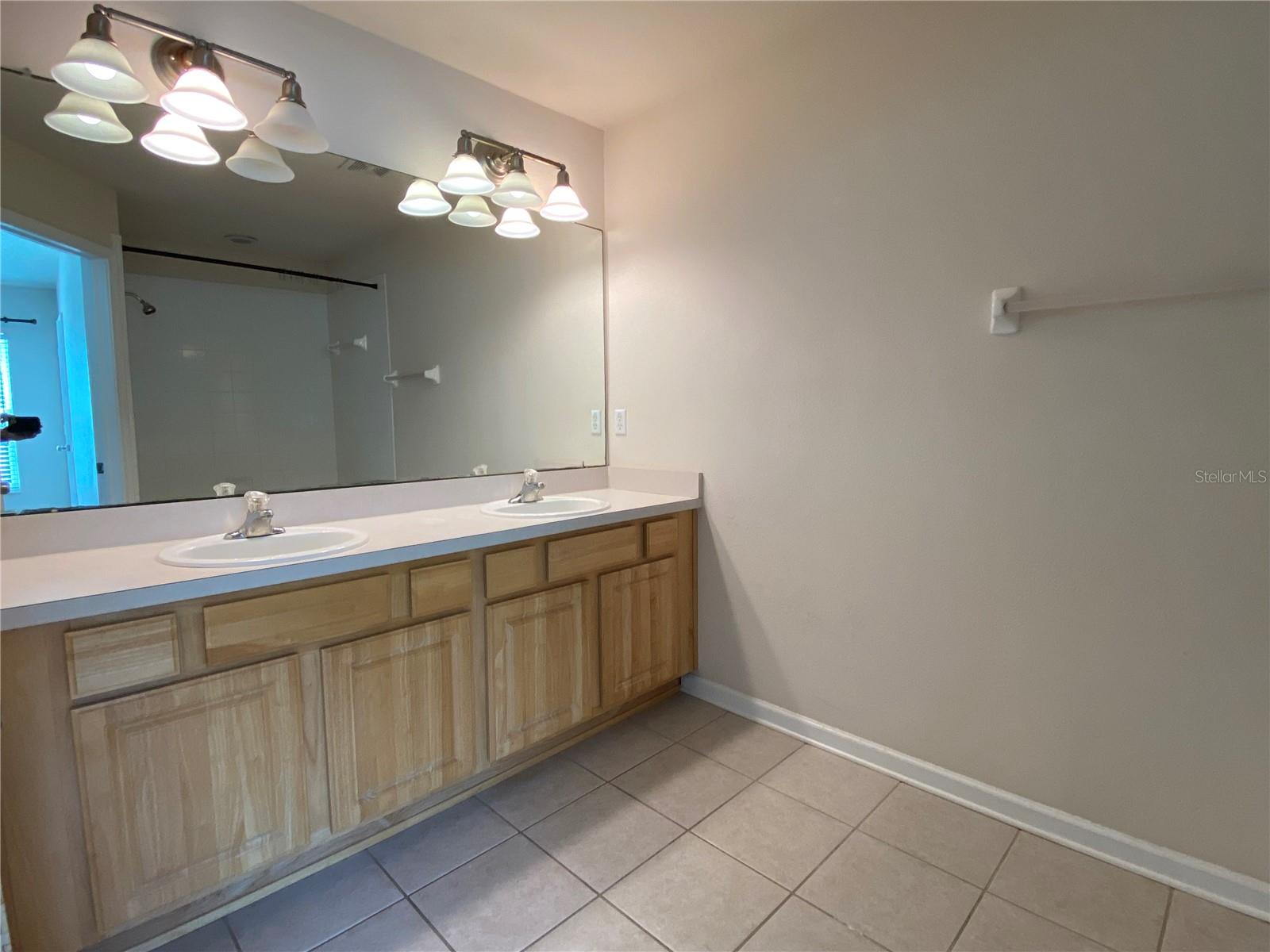 Primary Bathroom with double sink