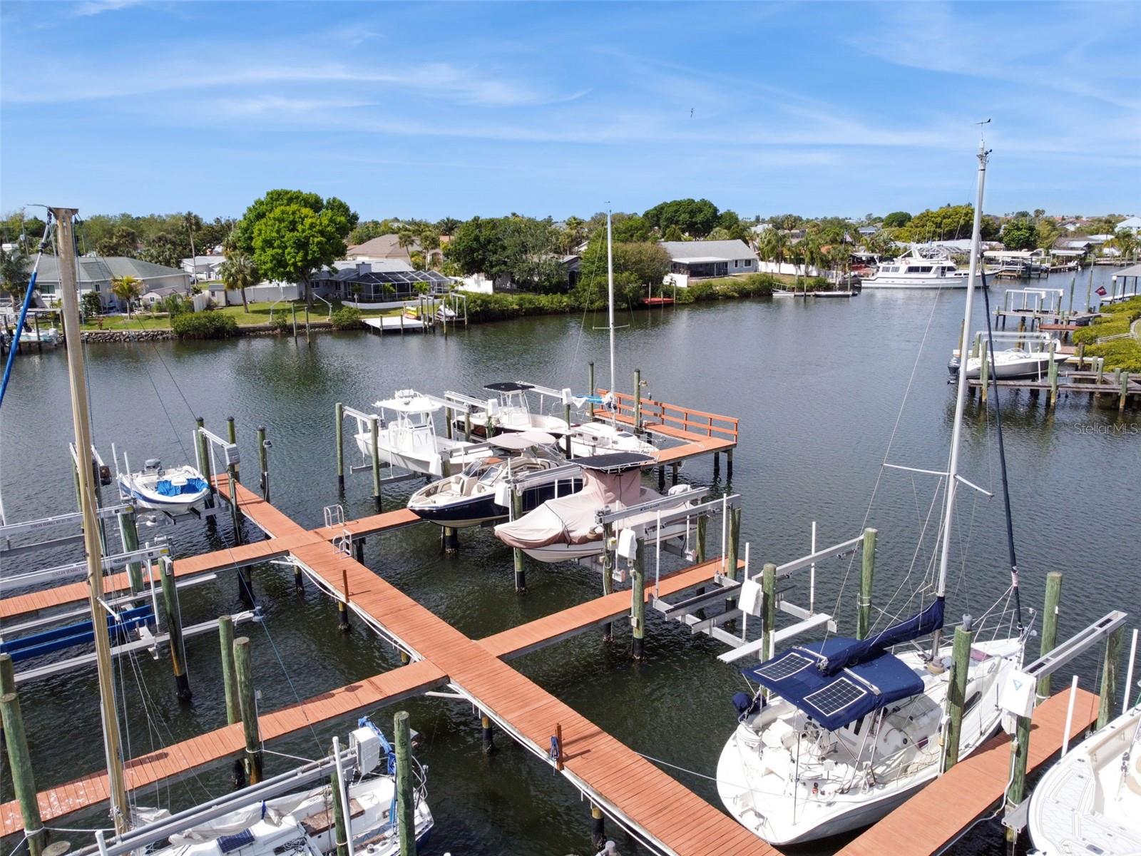 Water views are found throughout this beautiful townhome!