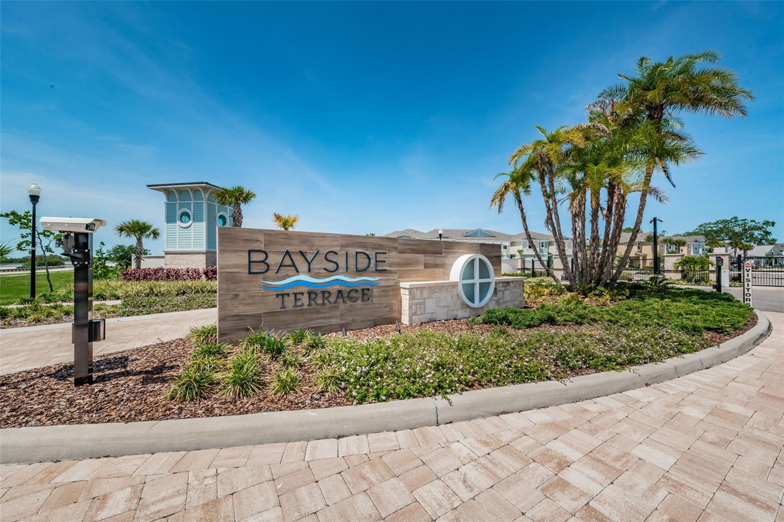 Bayside Terrace Gated Entry