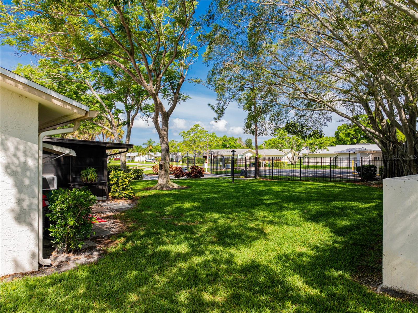 Large back yard with quick access to Front Community gate