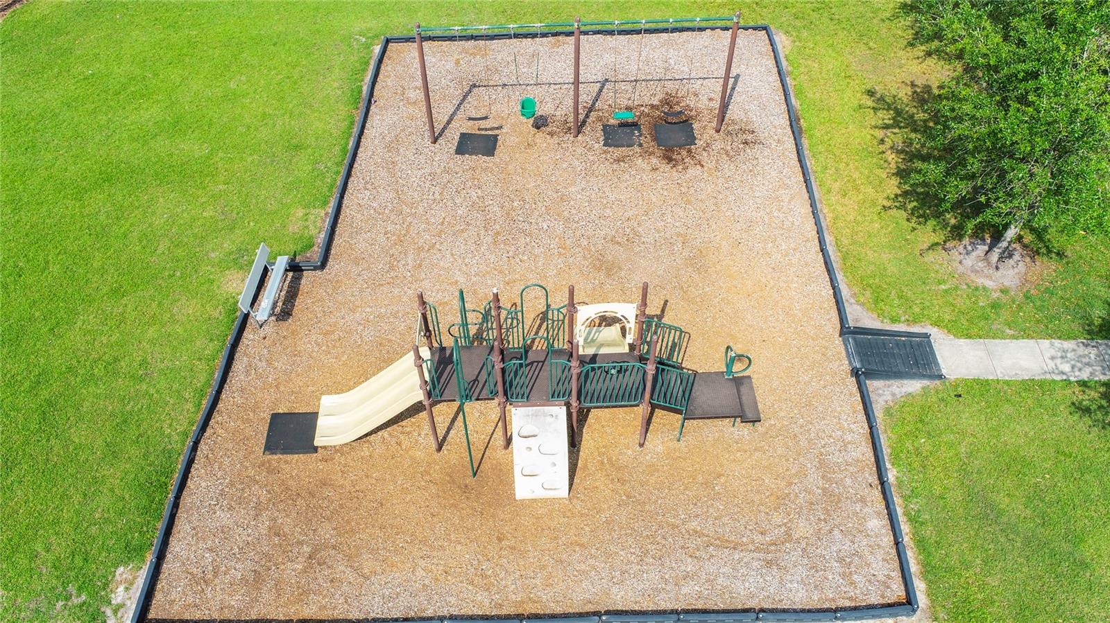 Aerial of Community  playground