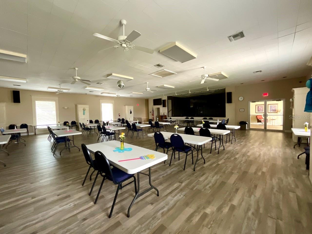 Clubhouse activity room