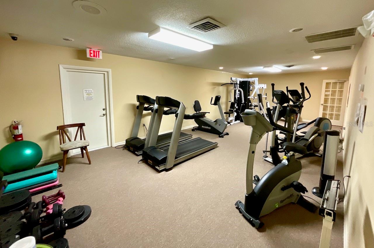 Clubhouse Fitness room