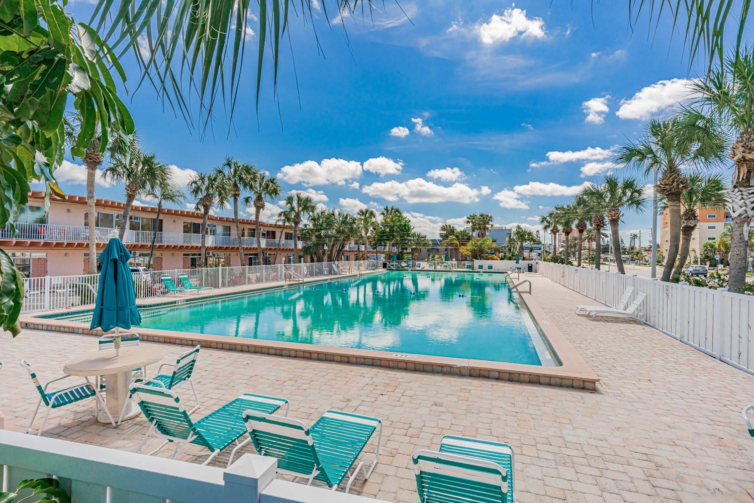 Largest pool on the beach!