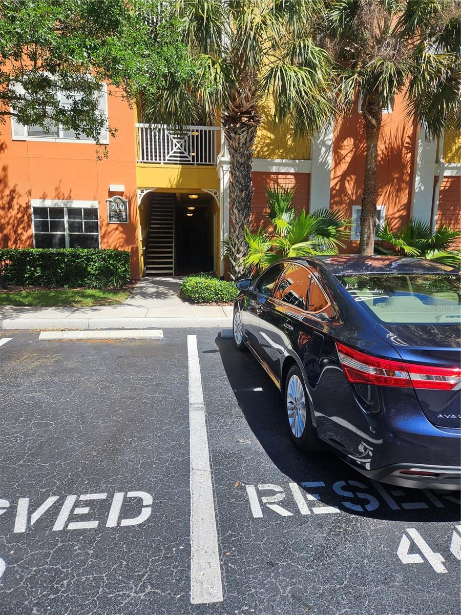 Parking Spot just steps away from unit