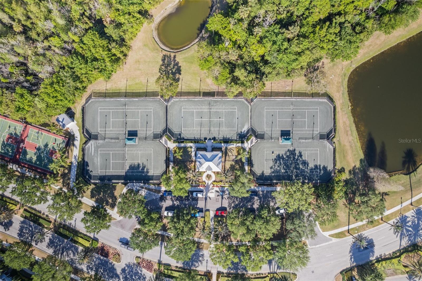 Courts aerial