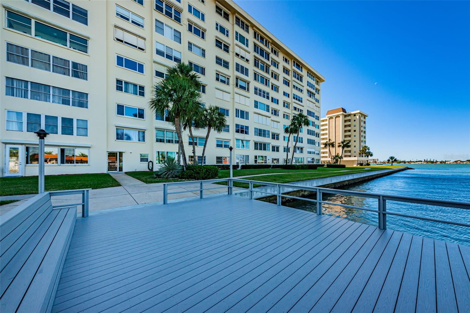 Dock steps away from your condo