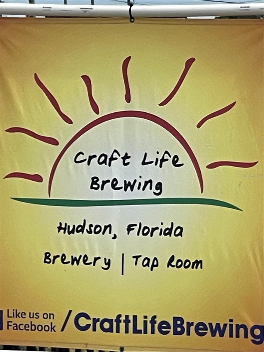 Craft Life Brewery only a golf cart ride away to food, music and fun!!