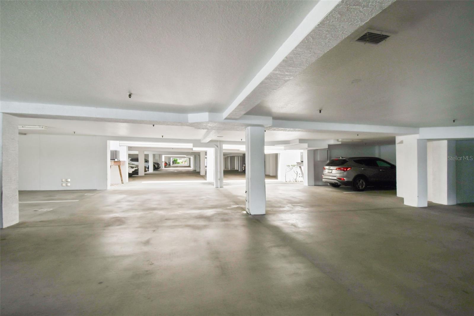 Parking Garage under building