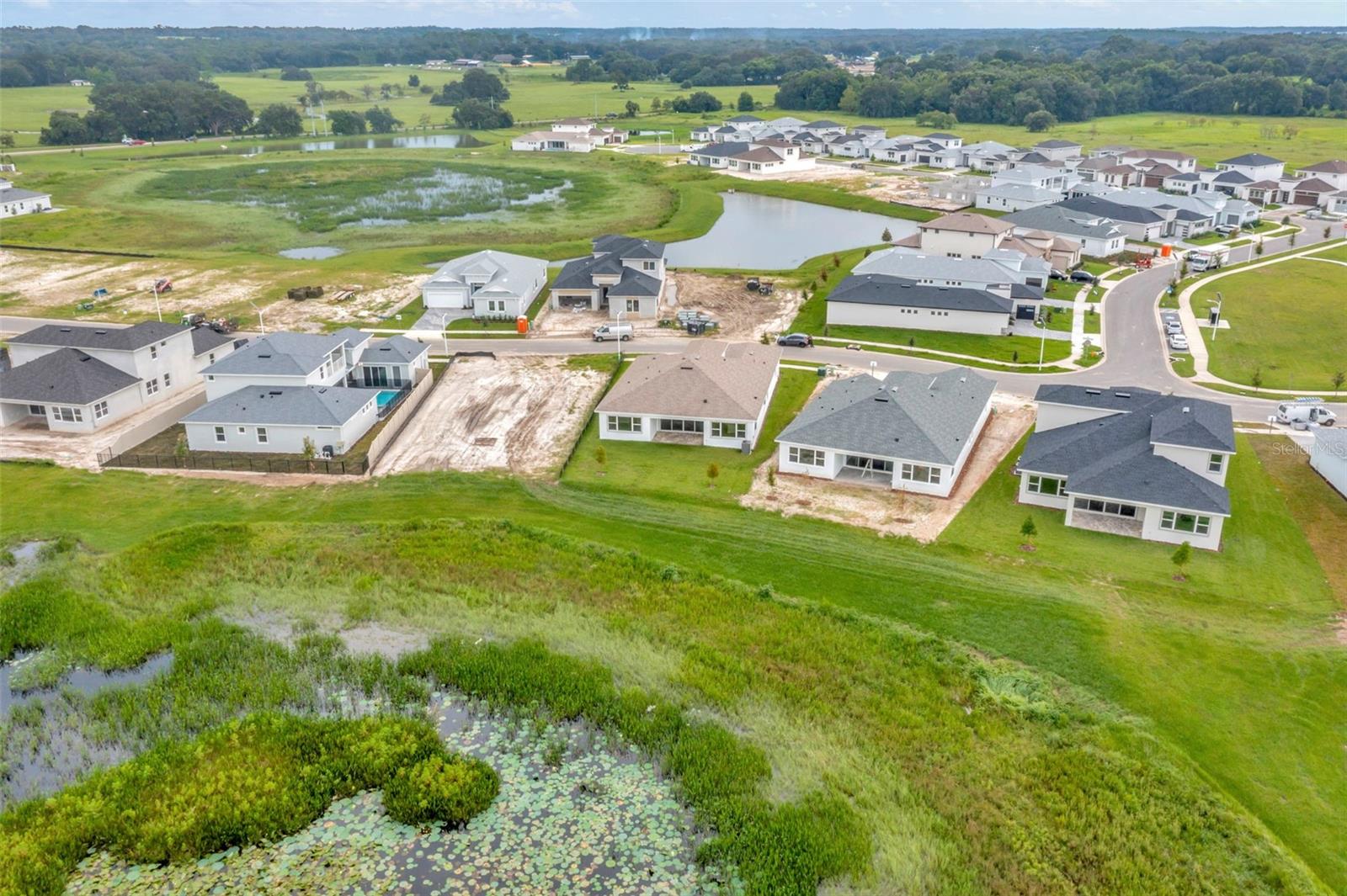 Back of home facing pond/ wetlands