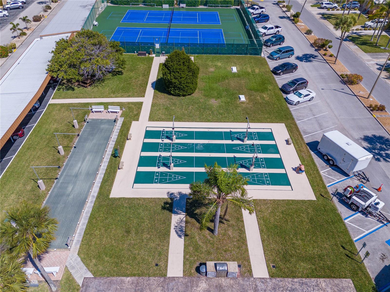Aerial of the Community Amenities