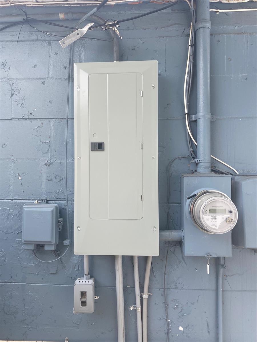 New electrical panel installed April 2024