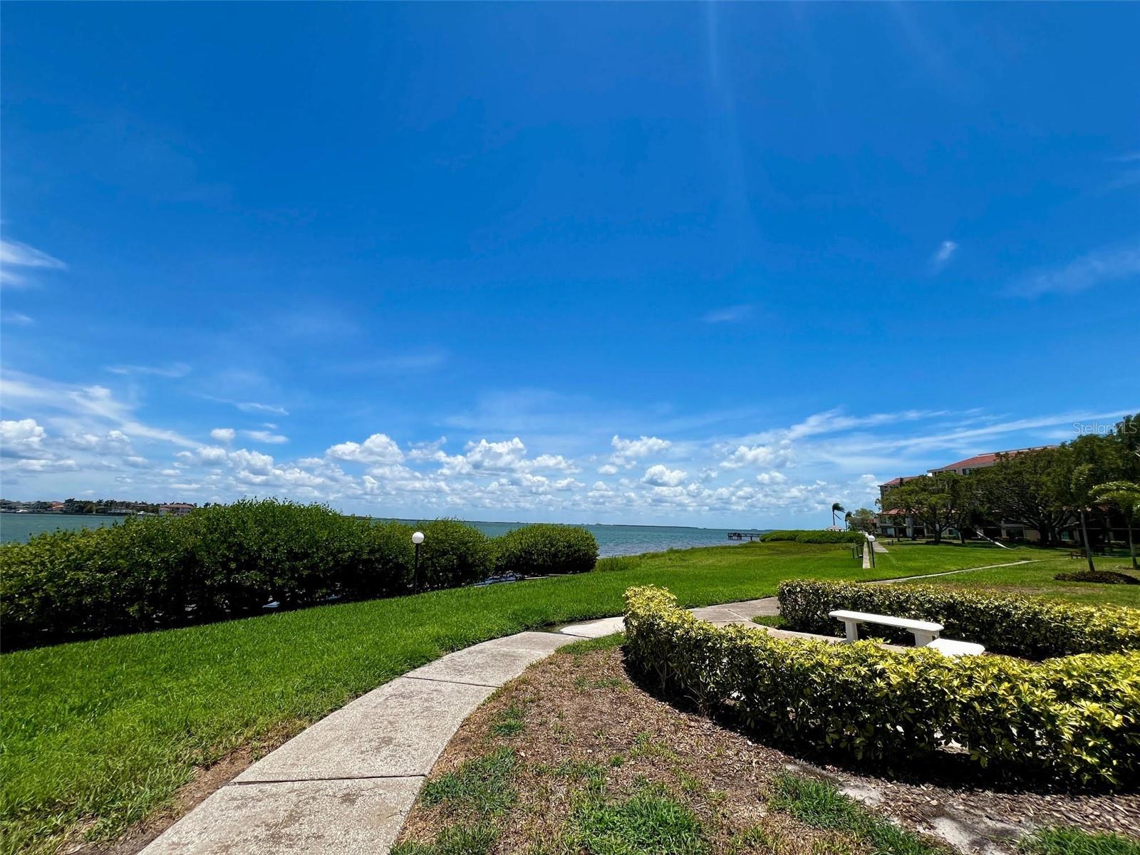 Walkway along Tampa Bay.