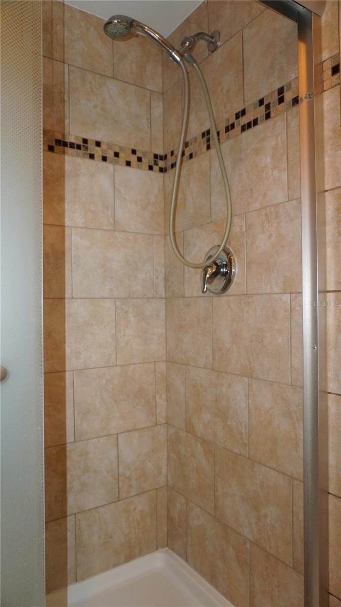 Main Bath with Full Size Walk-In Shower