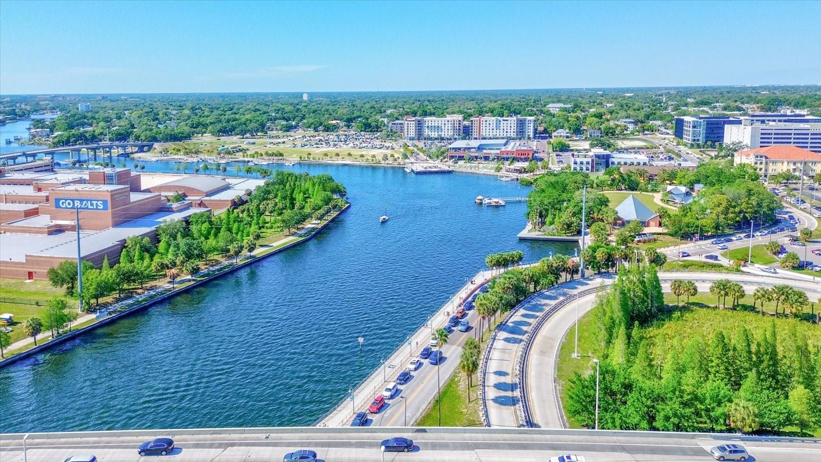 Hillsborough River, Tampa Riverwalk