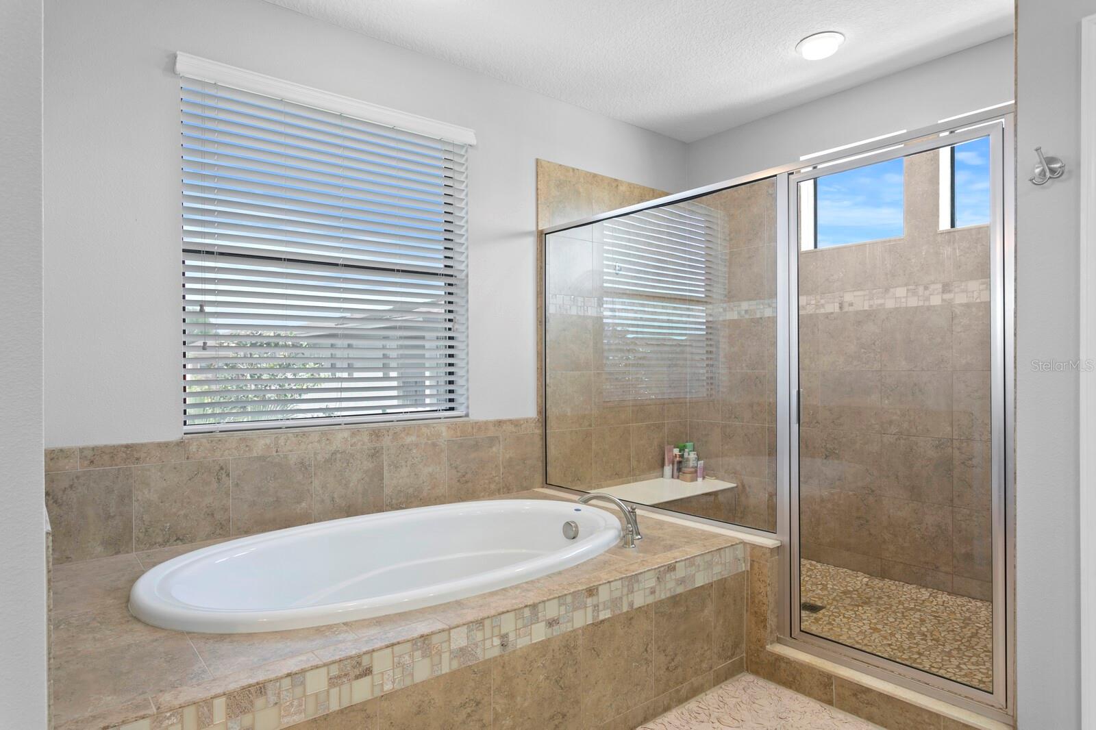 Soak in the tub or grab a shower to start the day!
