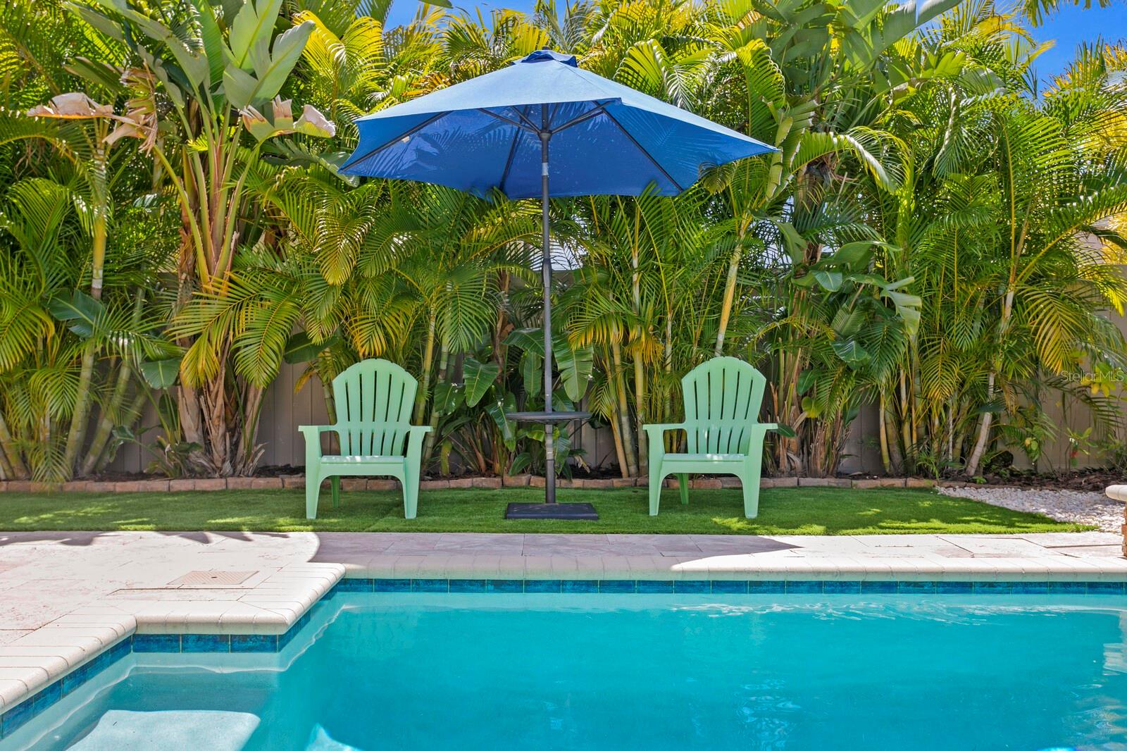 Sit poolside with ample deck and yard space.