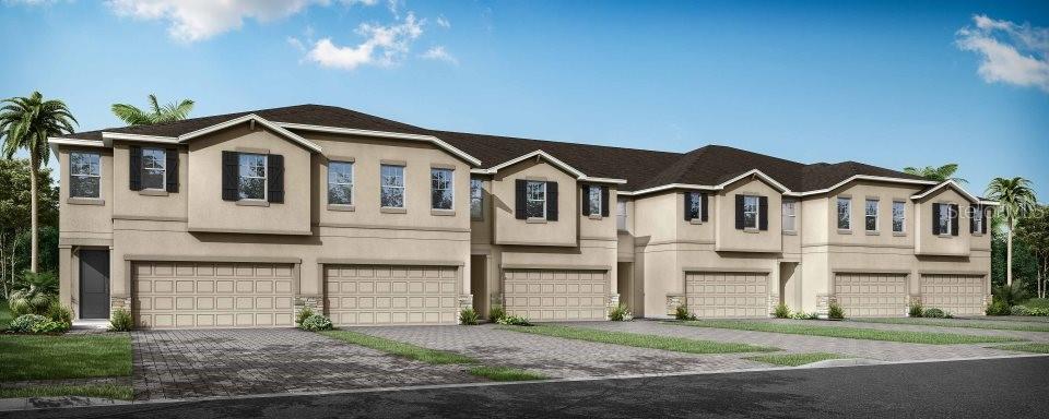 Sebring French Country Exterior Rendering