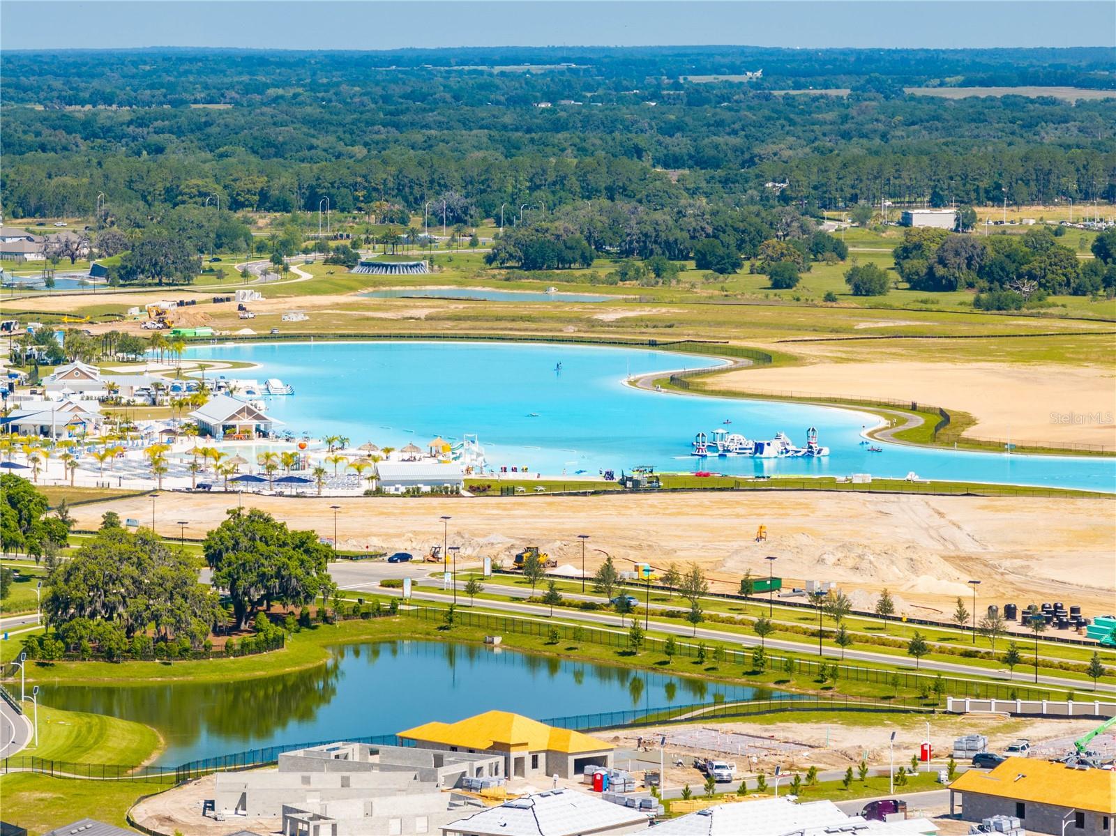 Aerial view of Lagoon