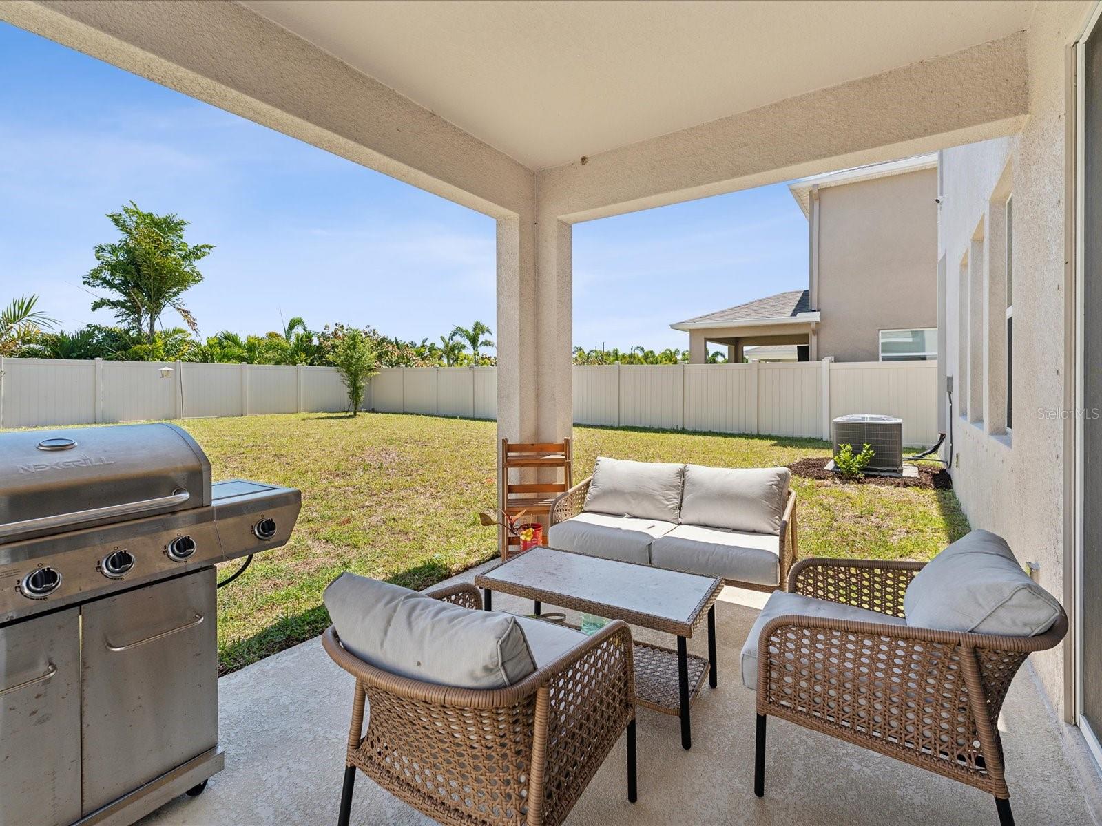 Enjoy grilling and relaxing on your lanai.