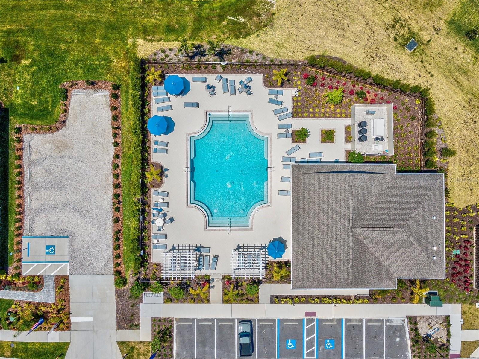 At the center of Mangrove Manor, is the hub of the community! This swimming pool is accessible to residents only and their guests.