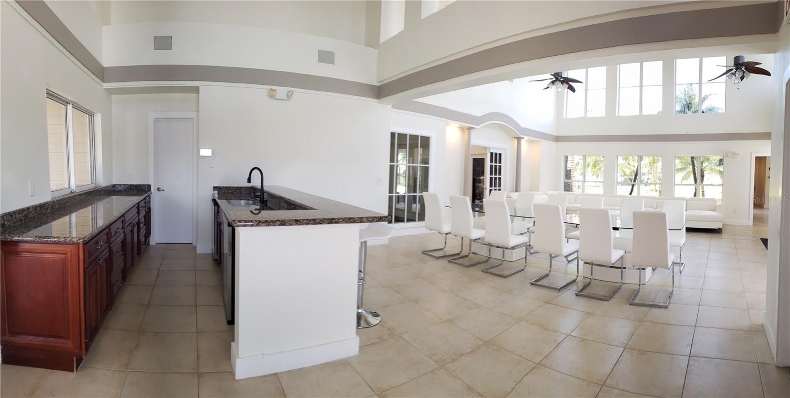 Clubhouse kitchen area