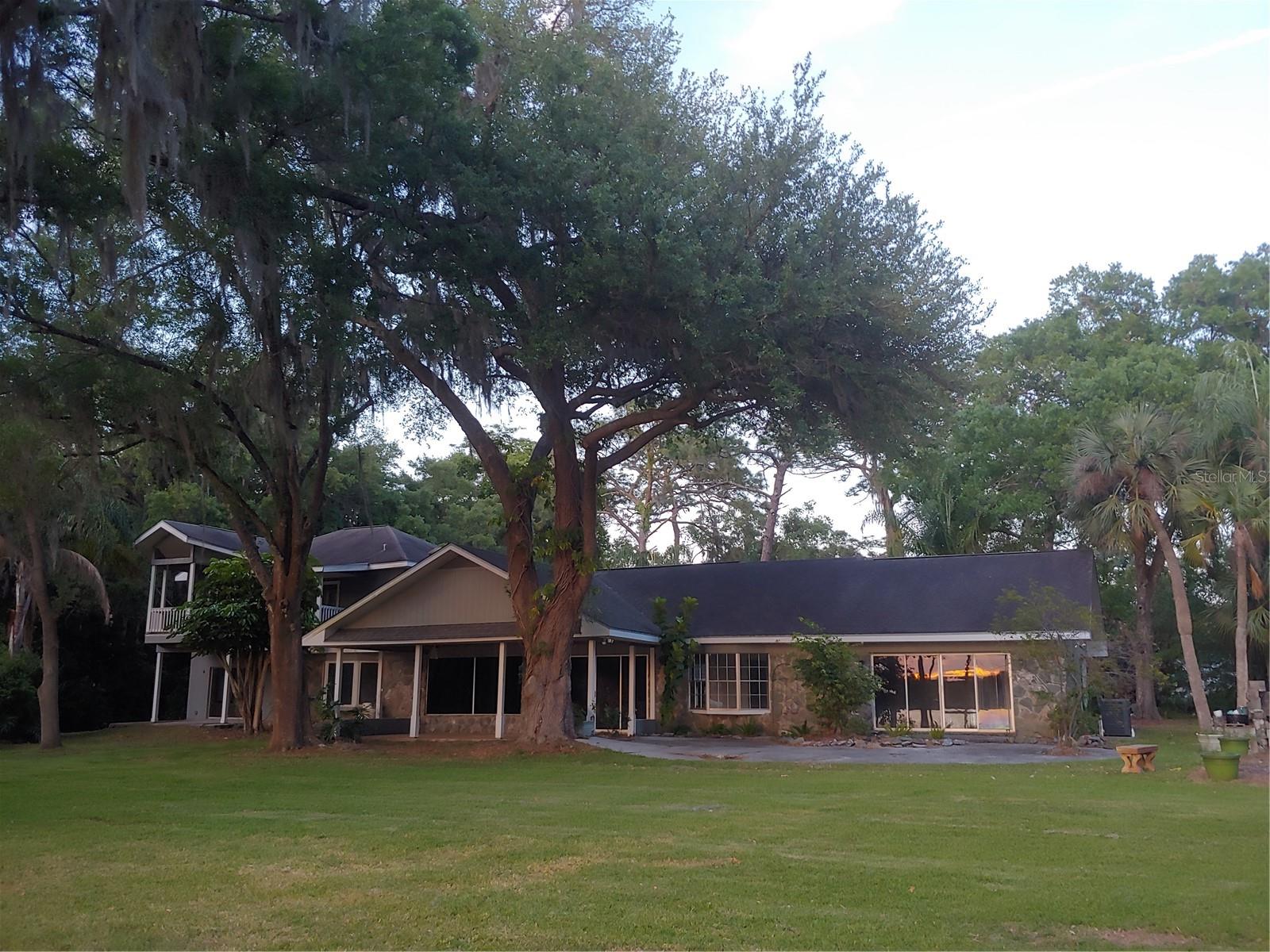 Back of house facing west