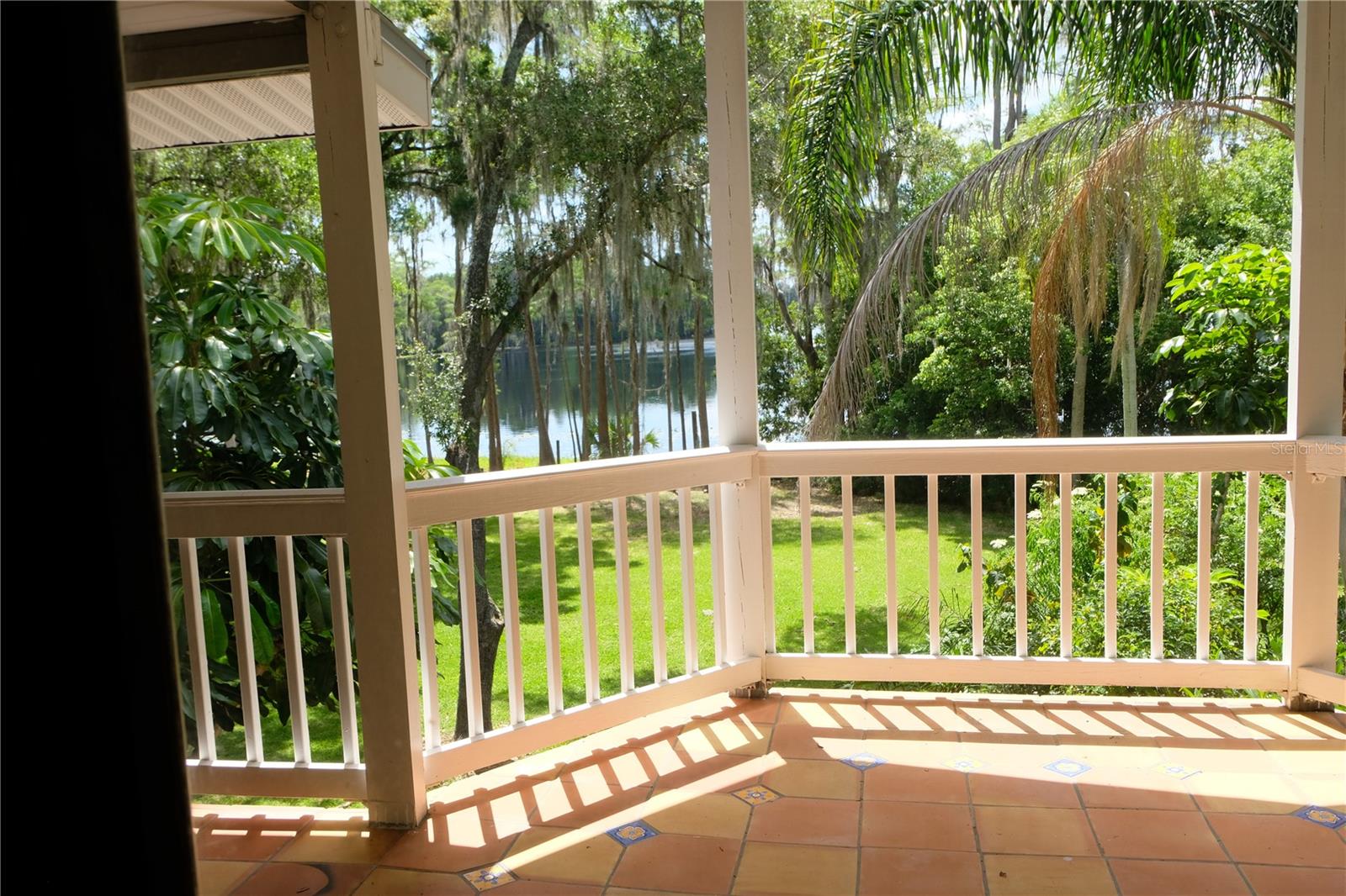 upstairs balcony