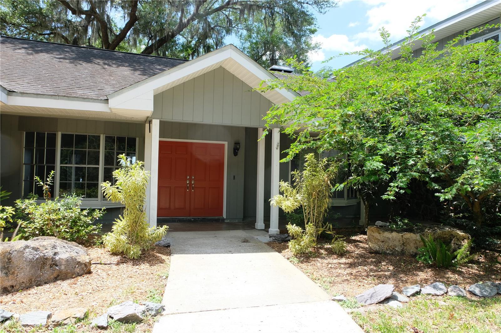 Front door and entry