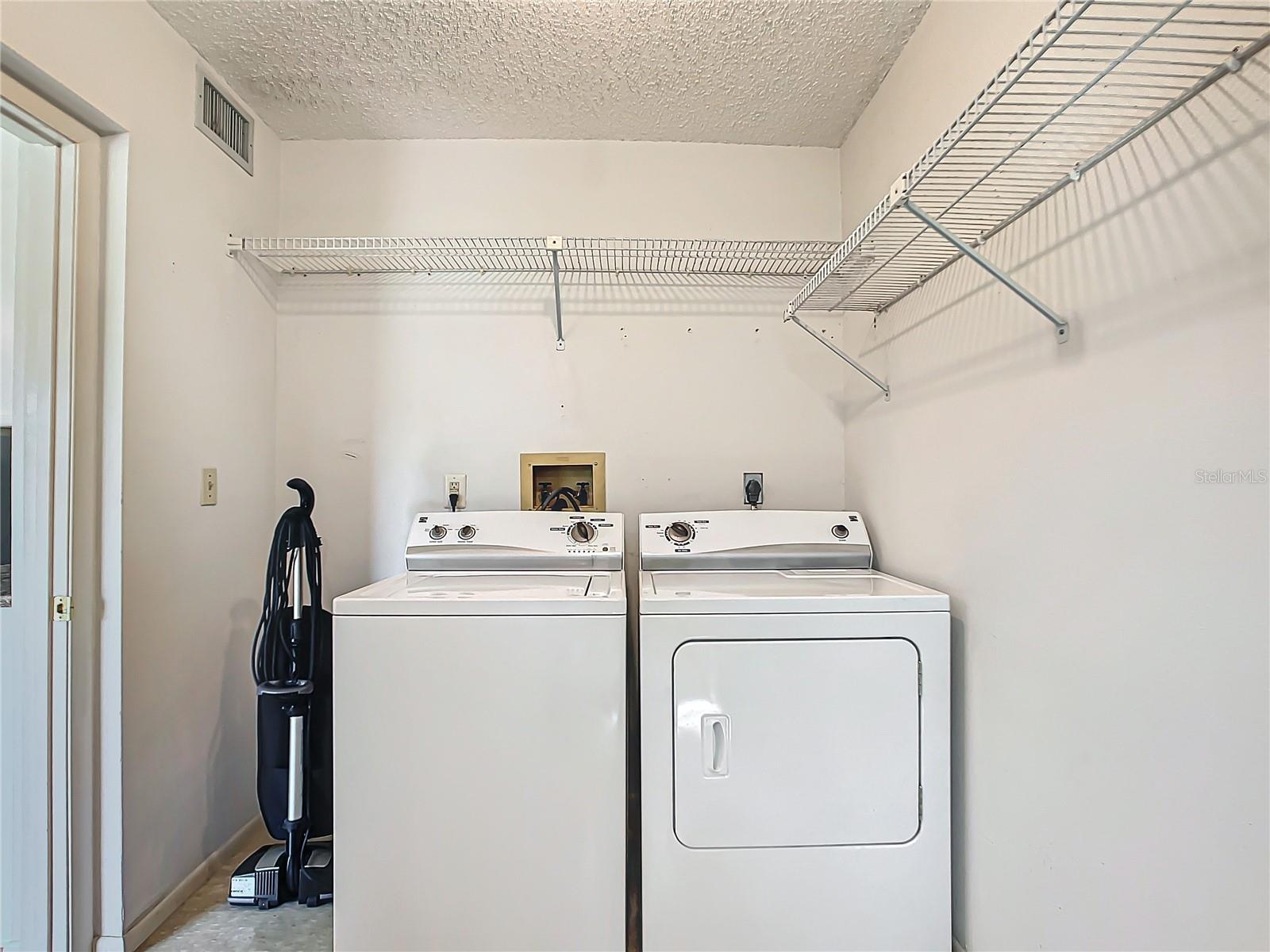 Laundry Room has full size washer /dryer.