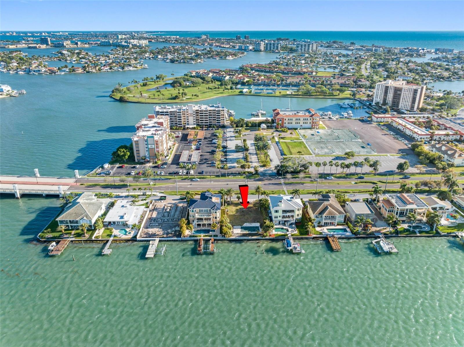 Highly sought-after Waterfront Lot in Treasure Island