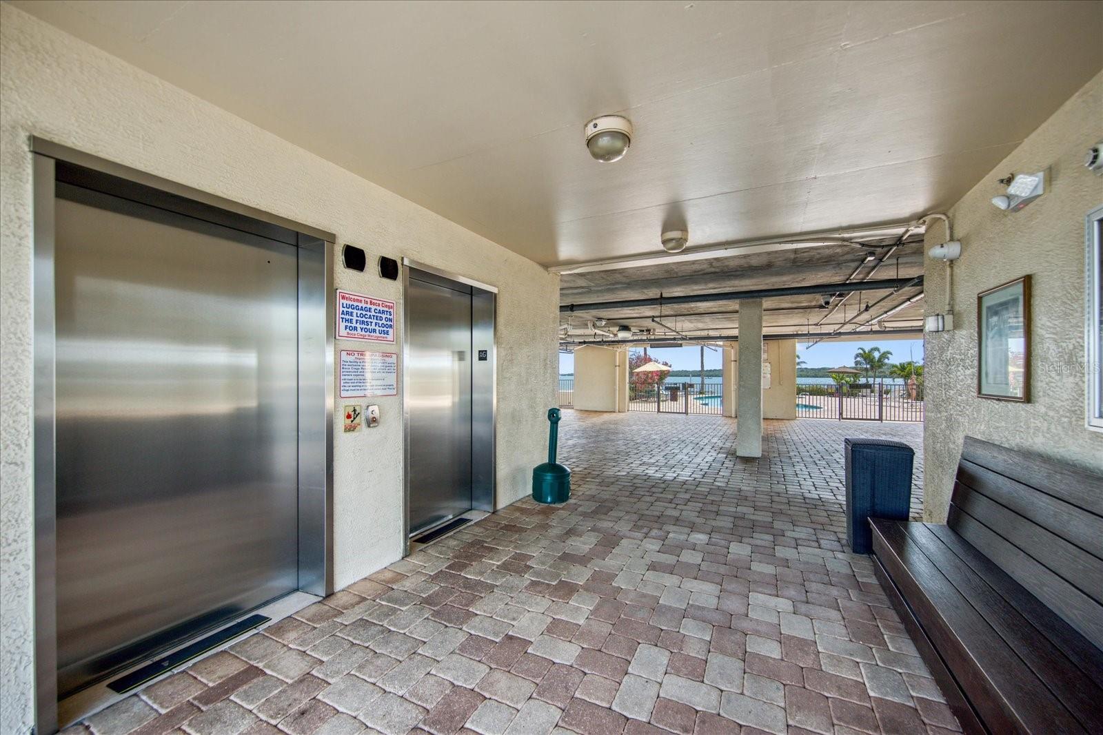 Elevators for those large grocery runs or your short term rental guests to bring in their luggage!