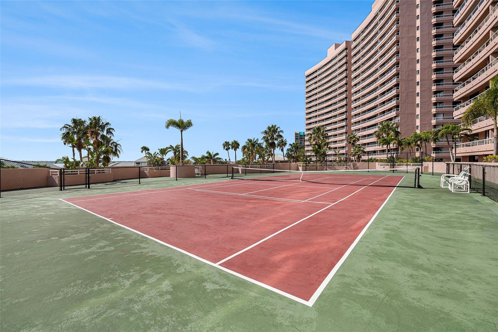 Tennis Courts located right out your front door