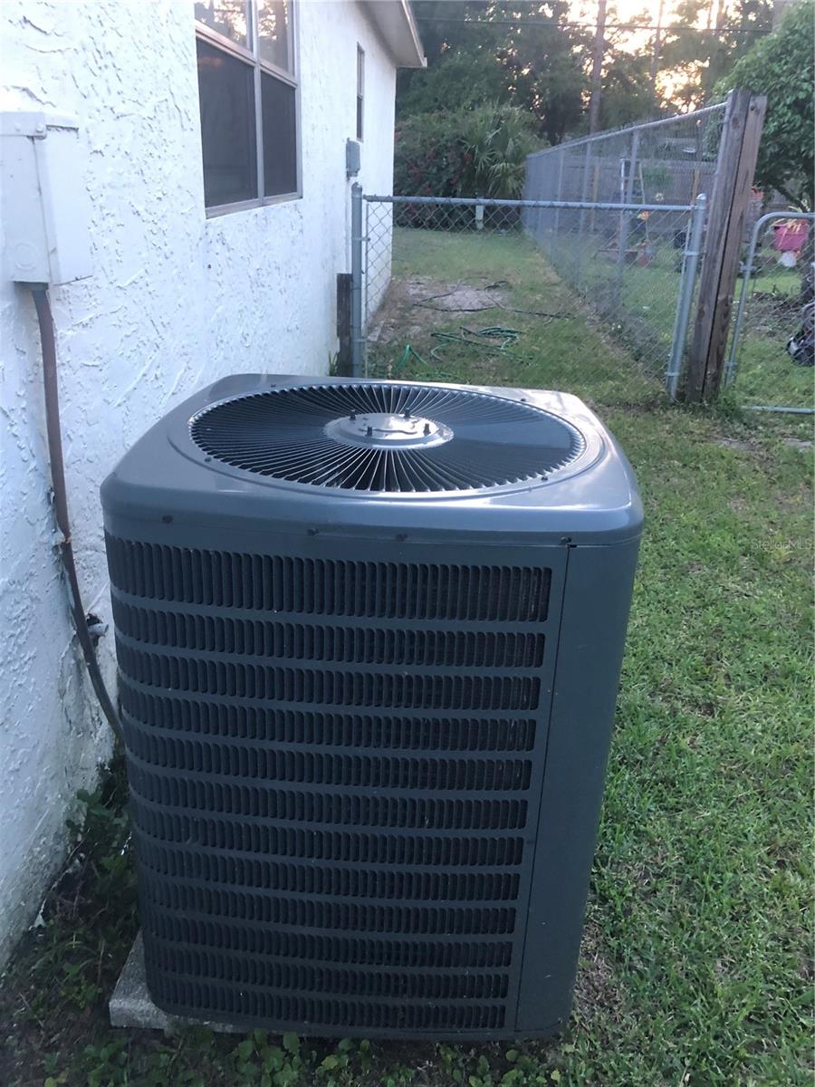 Air Conditioning outside compressor