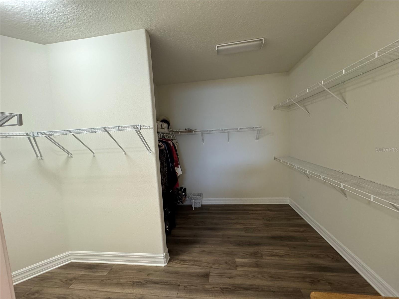 Large double walk-in closet