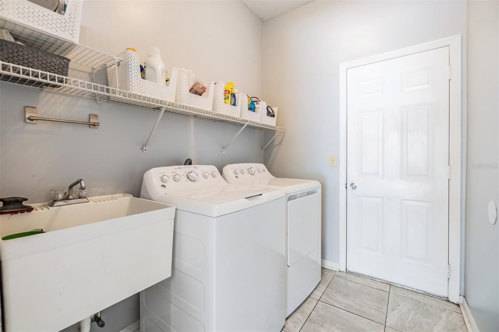 Laundry Room and utility sink, just off of the kitchen area