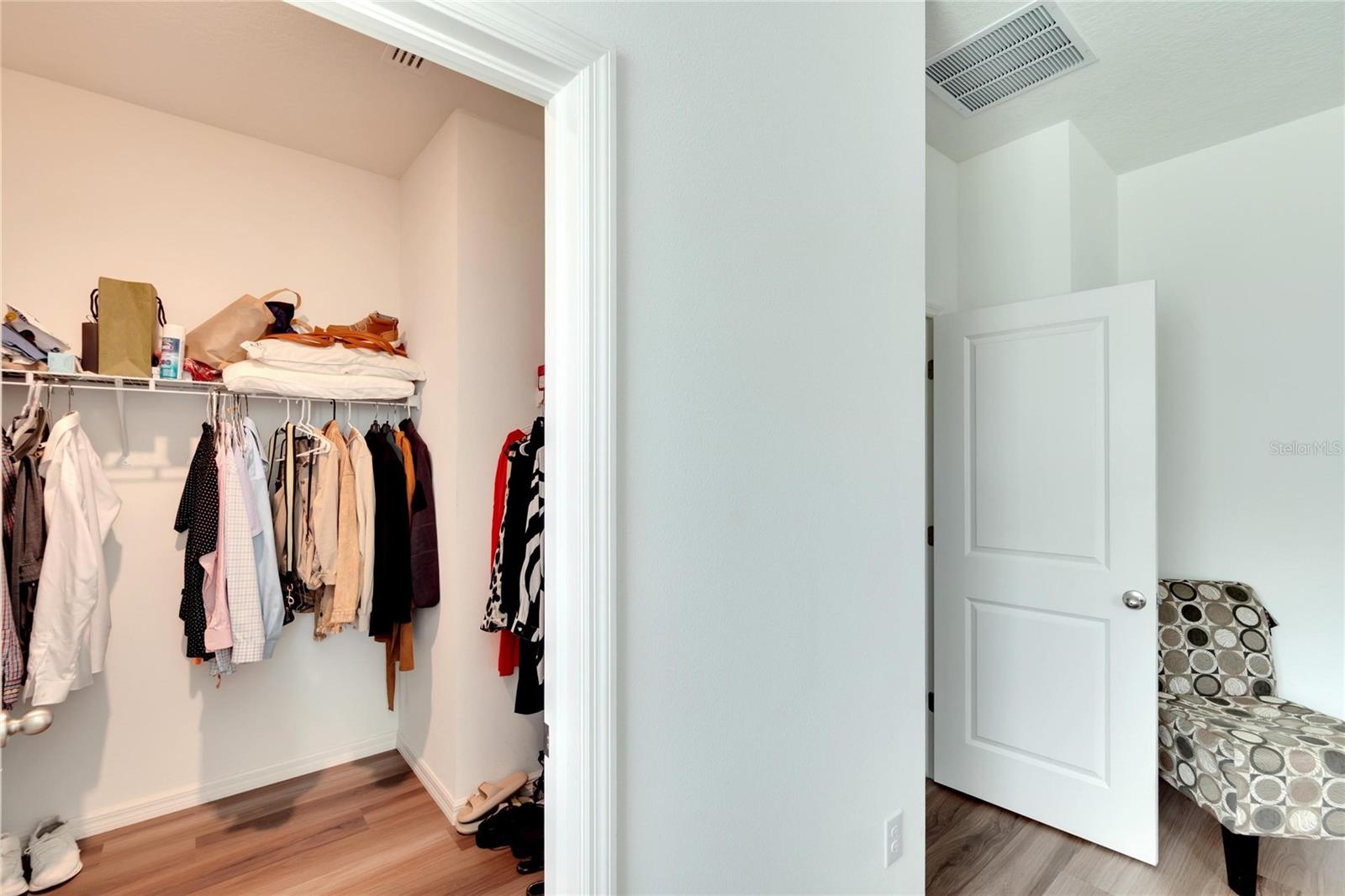 walk-in closet primary bedroom