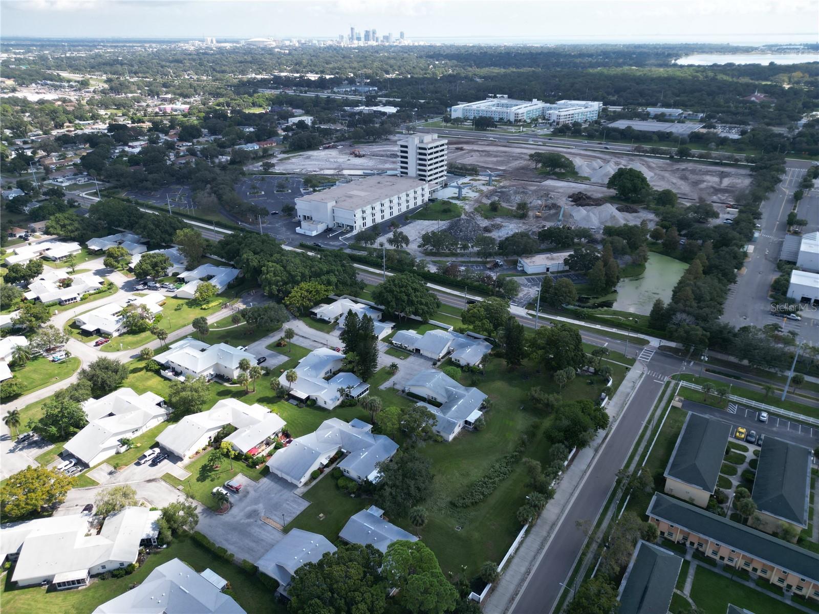 VIEW OF DOWNTOWN ST. PETERSBURG IN BACKGROUND