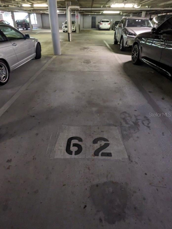 Assigned resident parking space