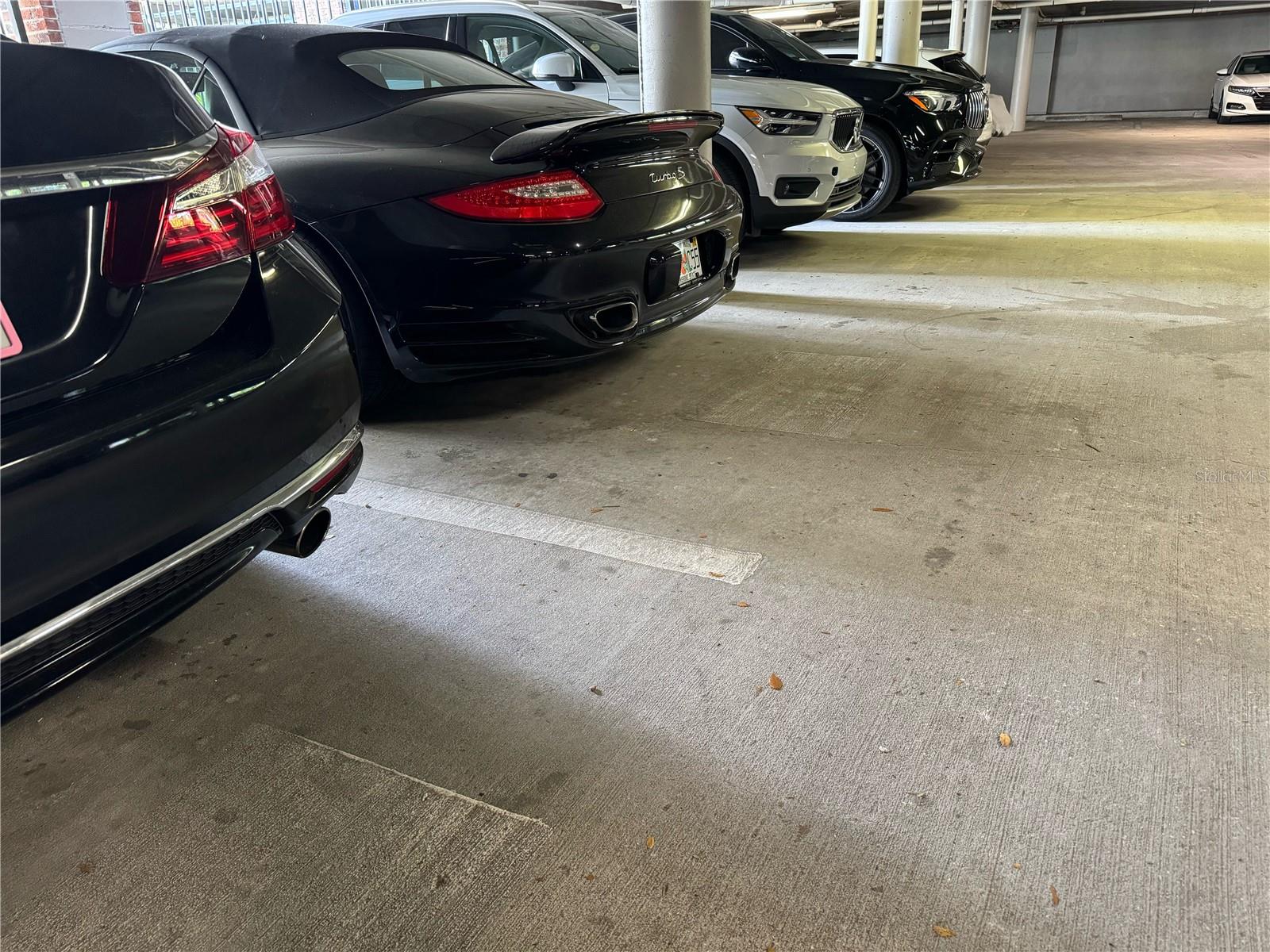 Unassigned parking spaces