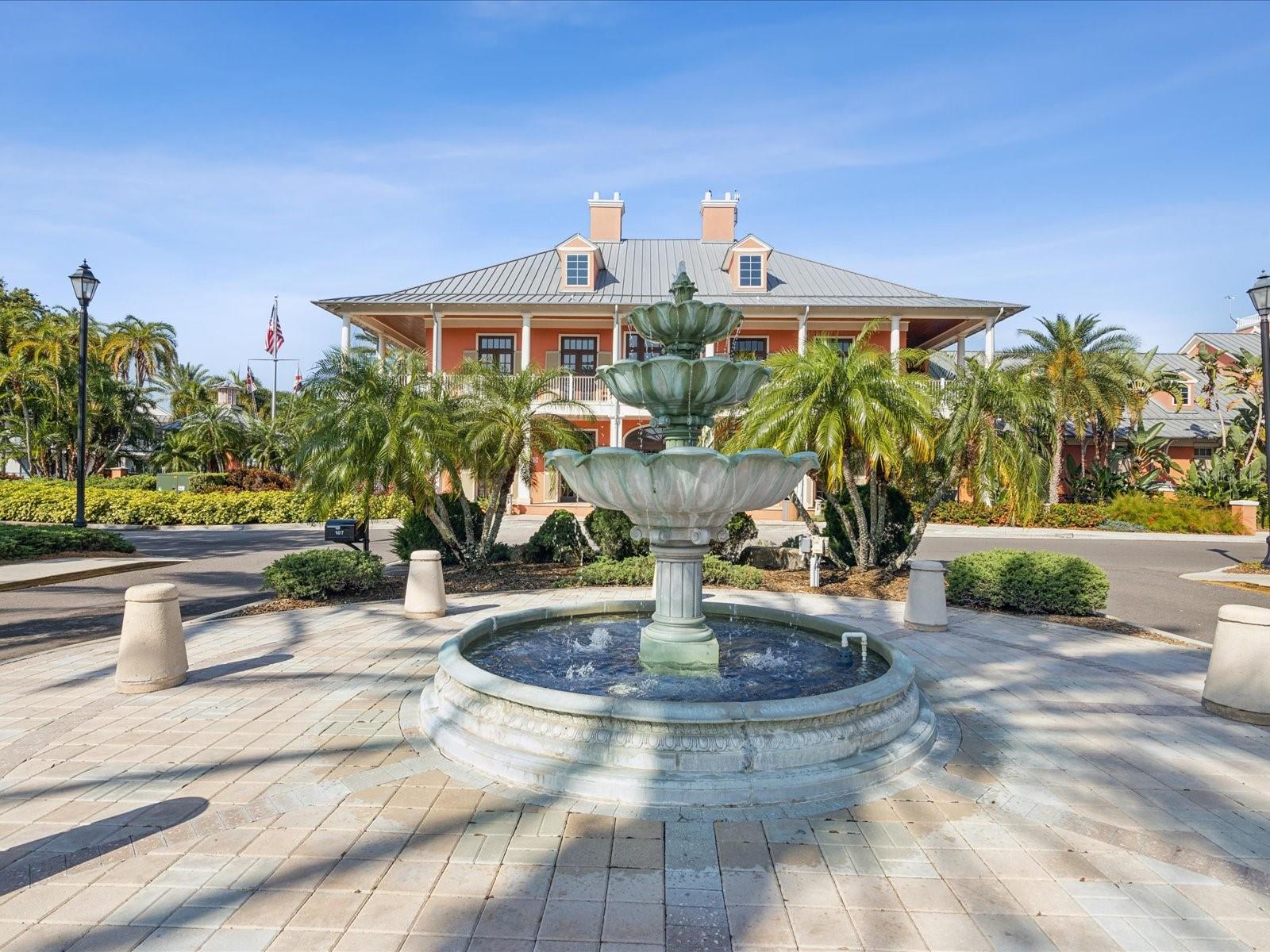 Create many happy memories in front of Mirabay's most photographed iconic fountain.
