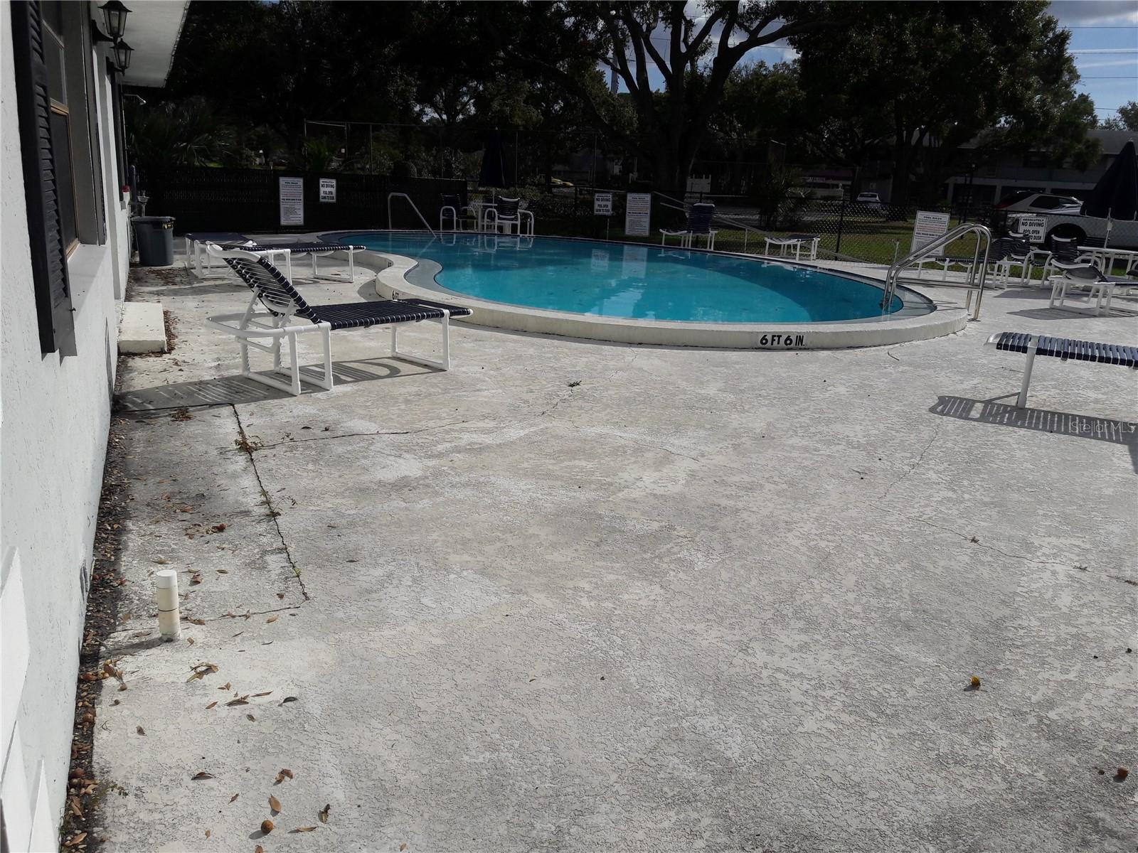 private pool new tile private pool w/new paver covered deck