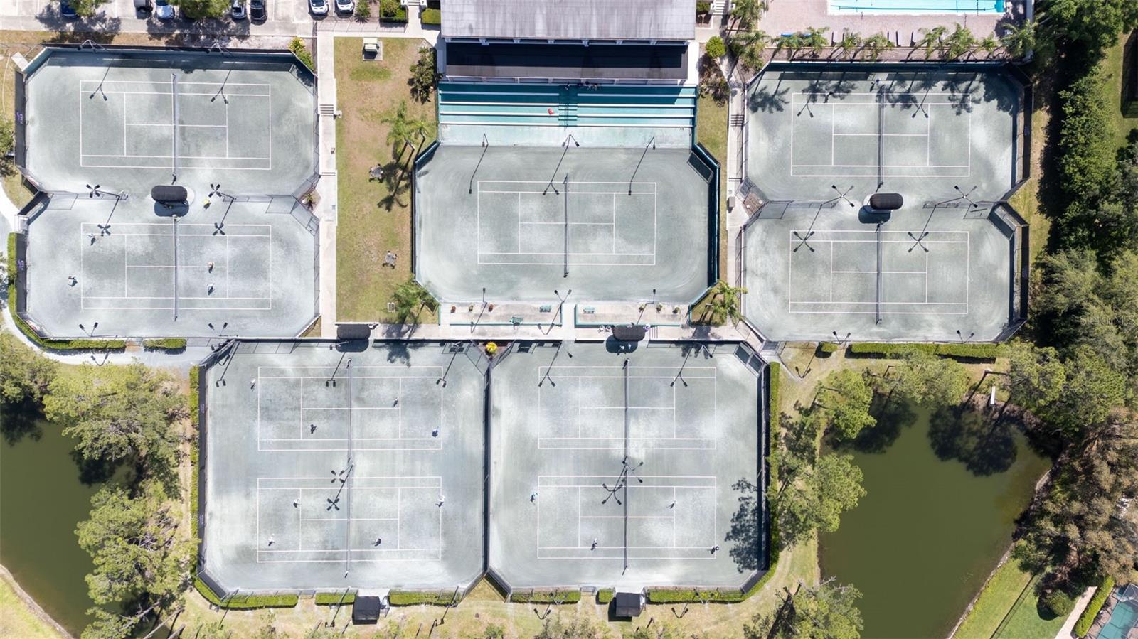 Multiple Tennis Courts