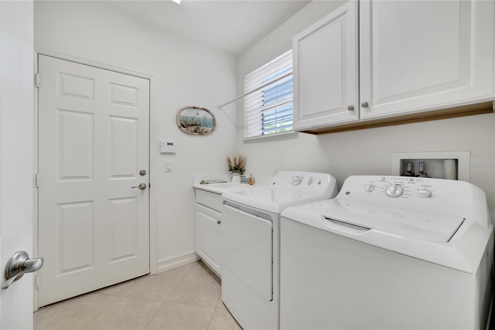 Laundry Room w/Built In Cabinets