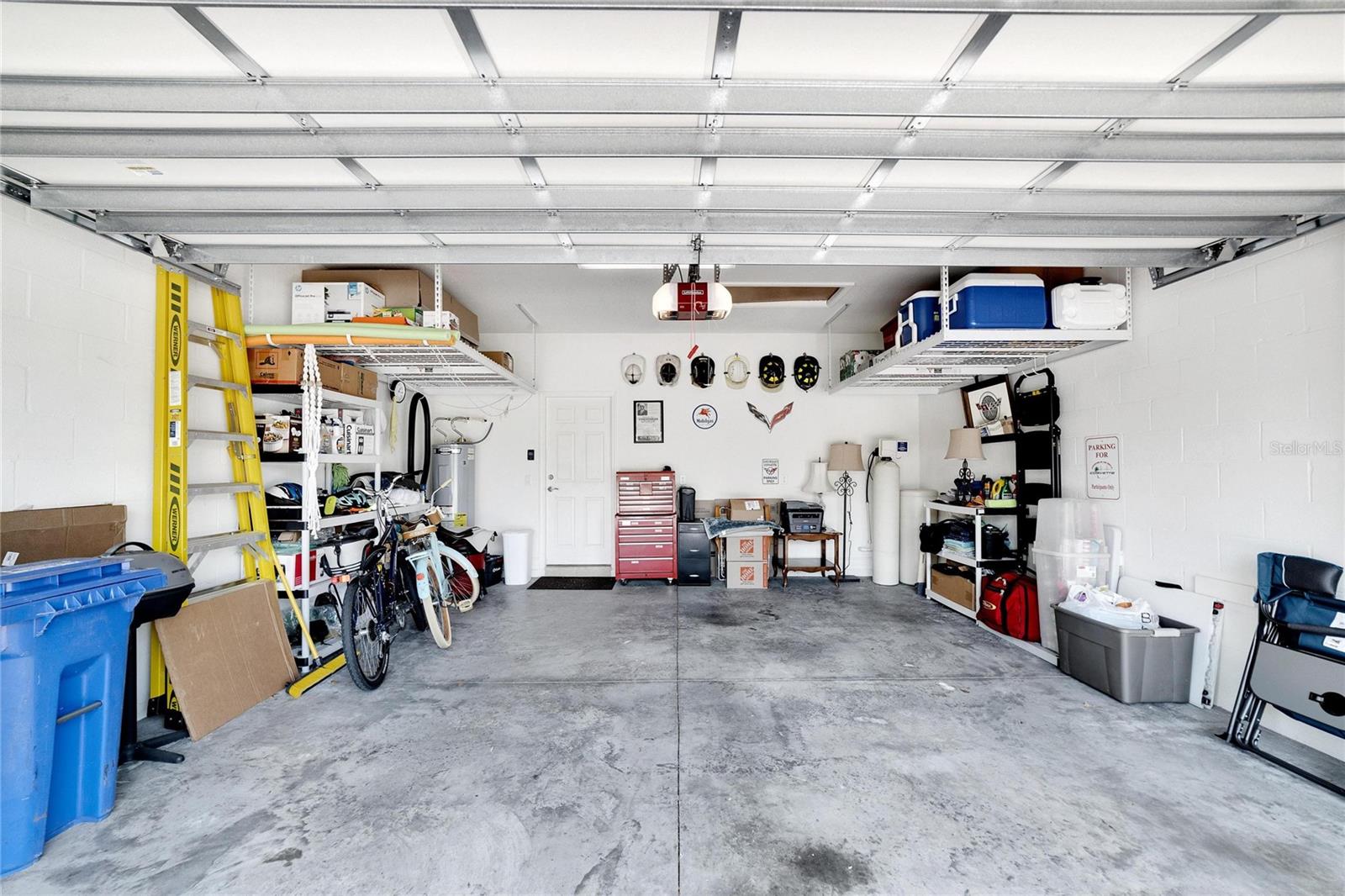 Garage Storage w/Pull Down Attic Ladder