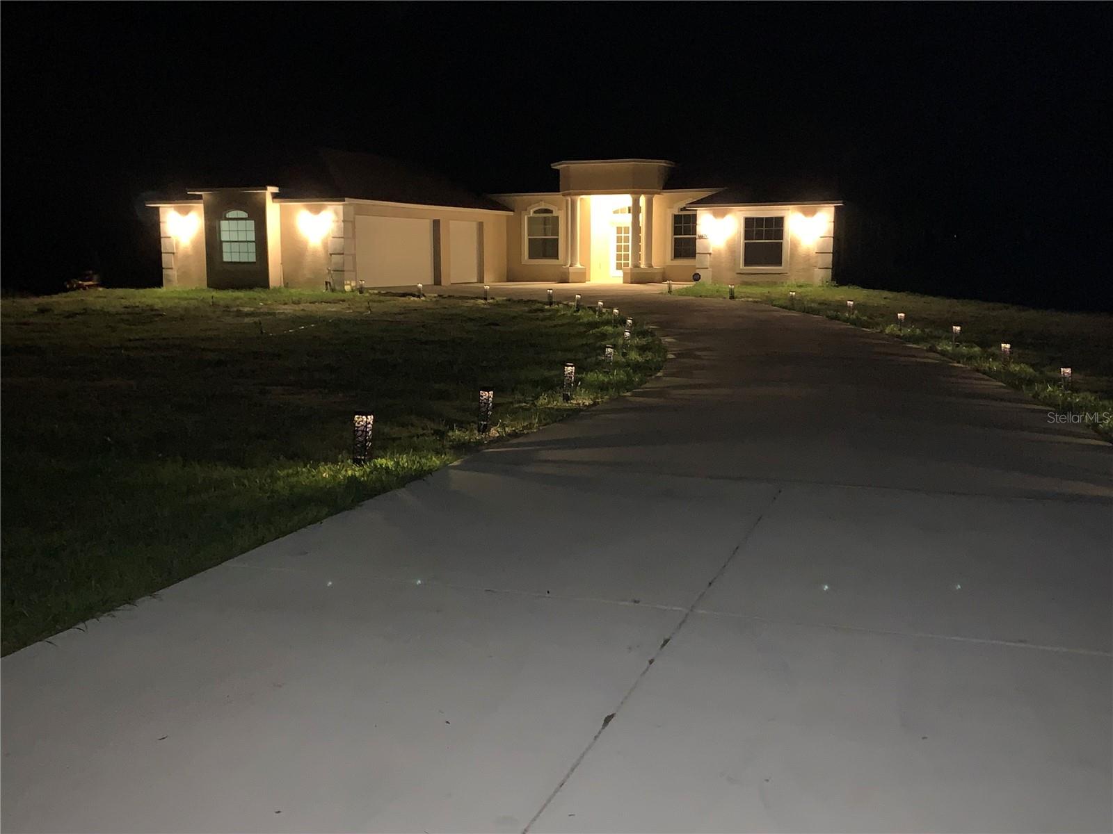 Drive way Solar lights and Front View2